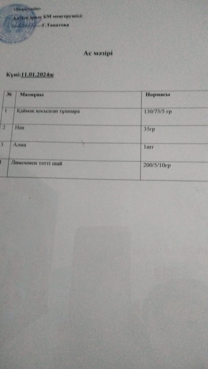 ас мәзірі